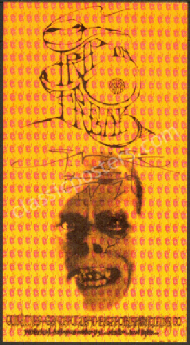 Scarce Signed AOR 2.183 Trip or Freak Handbill