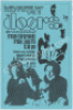 Scarce 1968 The Doors Fresno Handbill