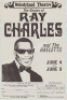 A Scarce Ray Charles Handbill