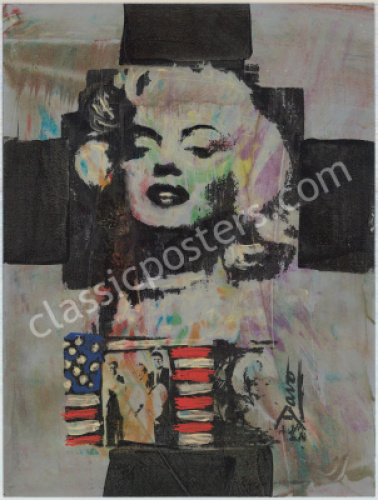 A Third Marilyn Monroe Art Item by Davo