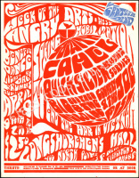 Rare AOR 2.193 Angry Arts Poster with Grateful Dead Sticker