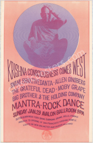 Scarce AOR 2.18 Krishna Consciousness Poster