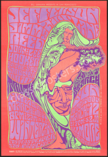 Popular Original BG-54 Jefferson Airplane Poster