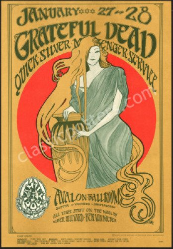 Popular Second Print FD-45 Grateful Dead Poster