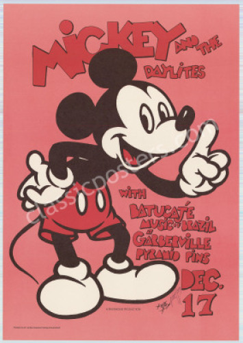 Signed Mickey and The Daylites Poster