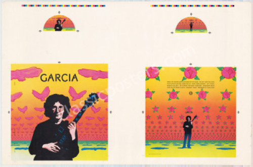 Jerry Garcia Compliments Album Cover Proof Sheet