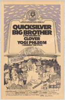 1971 Big Brother & The Holding Company Benefit Poster