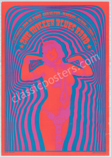 Scarce Original NR-2 Steve Miller Poster