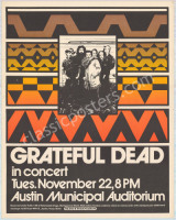 Superb Grateful Dead Austin Poster