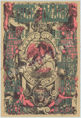 Scarce 1968 Grateful Dead Miami Poster