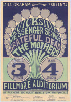 Popular Original BG-9 Grateful Dead Poster