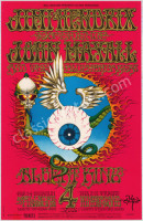 Gorgeous Signed Second Print BG-105 Jimi Hendrix Poster