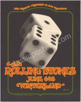 Rare Signed Original BG-289 Rolling Stones Poster