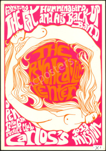 Very Pretty Psychedelic Center Poster