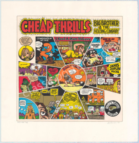 Scarce Signed 1997 Cheap Thrills Serigraph