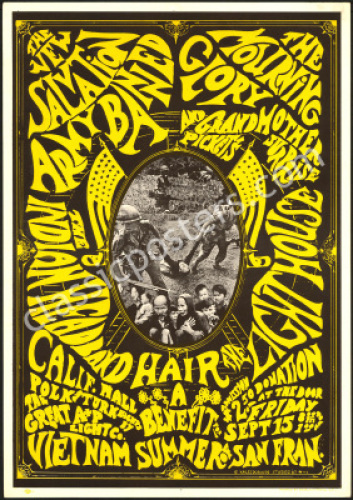 1967 Summer of San Francisco Benefit Poster