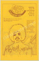Scarce Jimi Hendrix Newport 69 Handbill