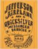 Rare AOR 2.46 Jefferson Airplane at The Fillmore Handbill