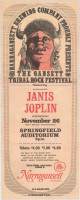 Rare 1969 Janis Joplin Massachusetts Poster