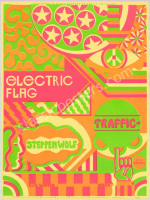Interesting AOR 3.43 Electric Flag Poster