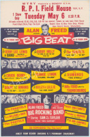 Rare 1958 Big Beat Alan Freed Handbill