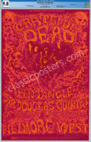 Flawless Signed Original BG-162 Grateful Dead Poster