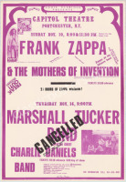 Scarce Frank Zappa New York Poster