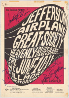 Jefferson Airplane-Signed Original BG-10 Poster
