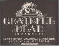 Gorgeous Grateful Dead Sacramento Poster