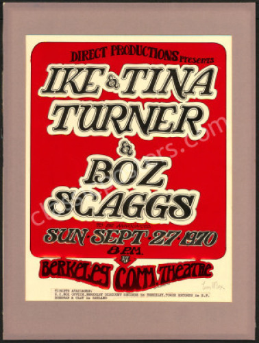 Randy Tuten Original Art for Ike & Tina Turner Poster
