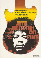 Rare Jimi Plays Berkeley Poster and Printing Films