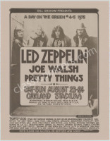Led Zeppelin Oakland Stadium Poster