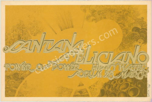 Scarce Santana L.A. Forum Poster