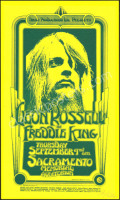 Signed Leon Russell Sacramento Poster