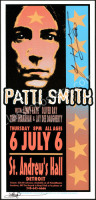 Dual-Signature Patti Smith Detroit Poster