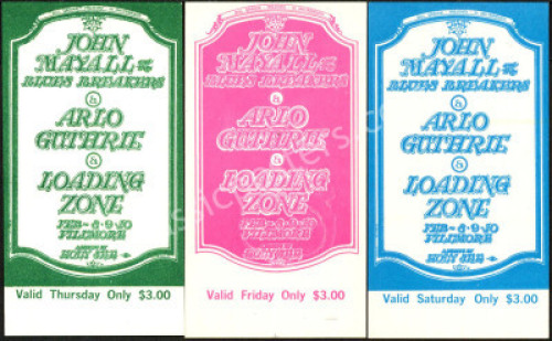 BG-106, BG-107, and BG-108 Ticket Sets