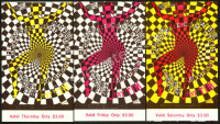 Colorful BG-119 and BG-120 Ticket Sets