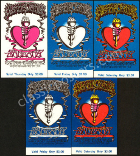 BG-136 and BG-137 Ticket Sets Plus Extras