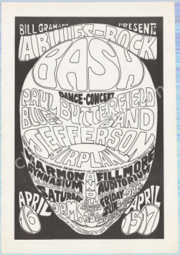 Nice BG-3 Jefferson Airplane Handbill