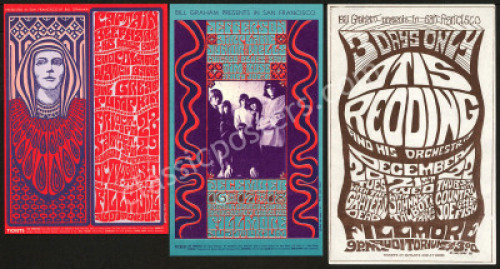 An Assortment of Bill Graham Handbills