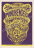 Scarce Original BG-16 Mindbenders Poster