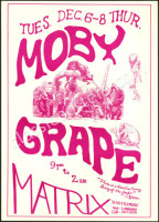 Rare AOR 2.107 Moby Grape Matrix Poster