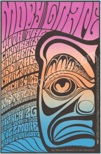 Popular BG-56 Moby Grape Poster