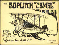 1966 Sopwith Camel Matrix Poster