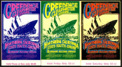 BG-174, BG-175, and BG-177 The Fillmore Ticket Sets