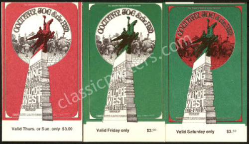 Beautiful BG-195 and BG-196 Ticket Sets