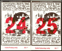 BG-197 and BG-198 The Fillmore Ticket Sets