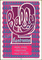 Scarce Wes Wilson Bally Poster