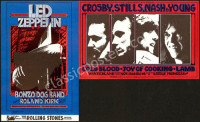 Four Popular Bill Graham Series Postcards