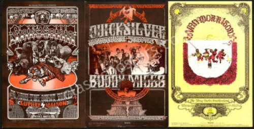 One Dozen Bill Graham Postcards from The Fillmore